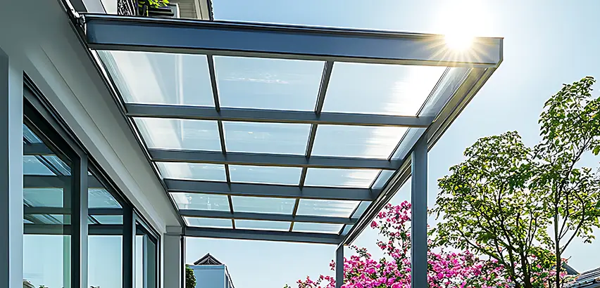 Glass Patio Roof Installation in Glenview