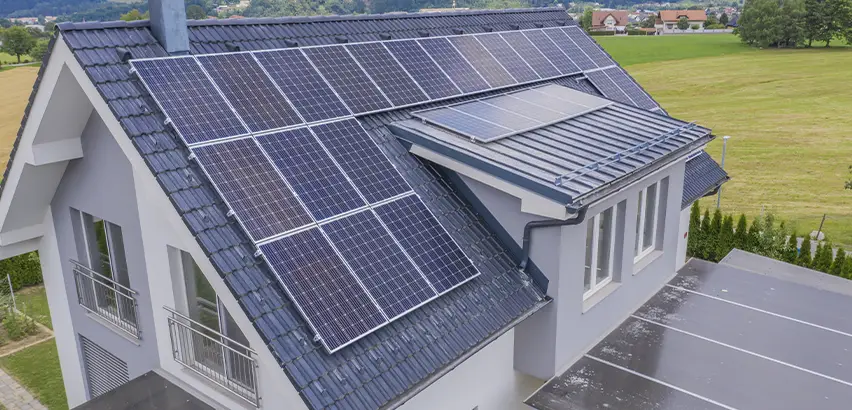 Residential Solar Roof Installation in Glenview