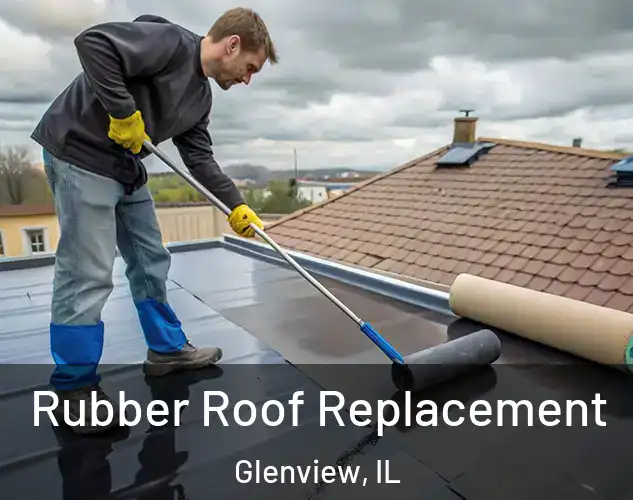  Rubber Roof Replacement Glenview, IL